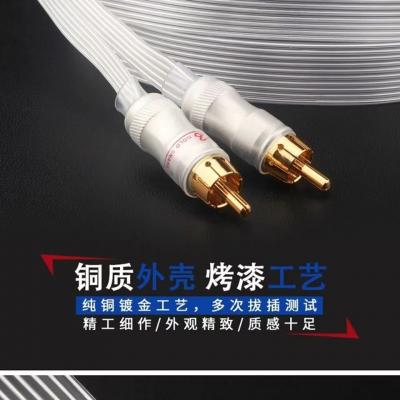 纯铜镀金音频线(L、R）